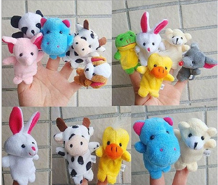 Paires de mains d'animaux avec doigts et pieds doubles, racontant des histoires au bébé, bonne aide, fabricants de jouets en peluche, vente en gros