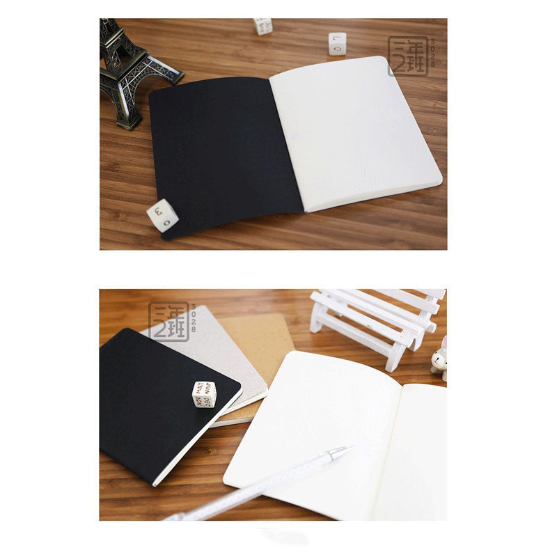 Libro de graffiti de color sólido en blanco liso retro