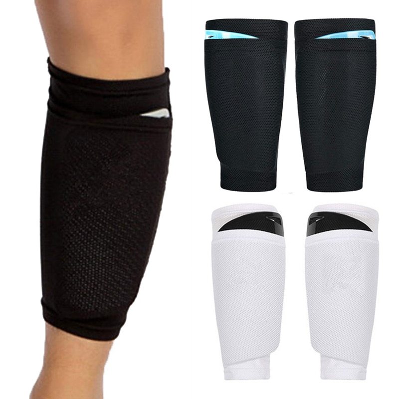 Protège-jambes à clapet de football 