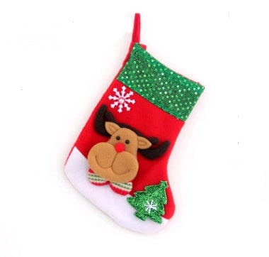 Decoraciones navideñas Calcetines de Papá Noel Colgante para árbol de Navidad Calcetines de Navidad Bolsa de regalo Bolsa de Navidad