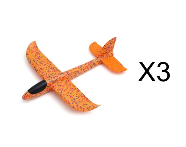 Lanzamiento manual de avión de espuma voladora