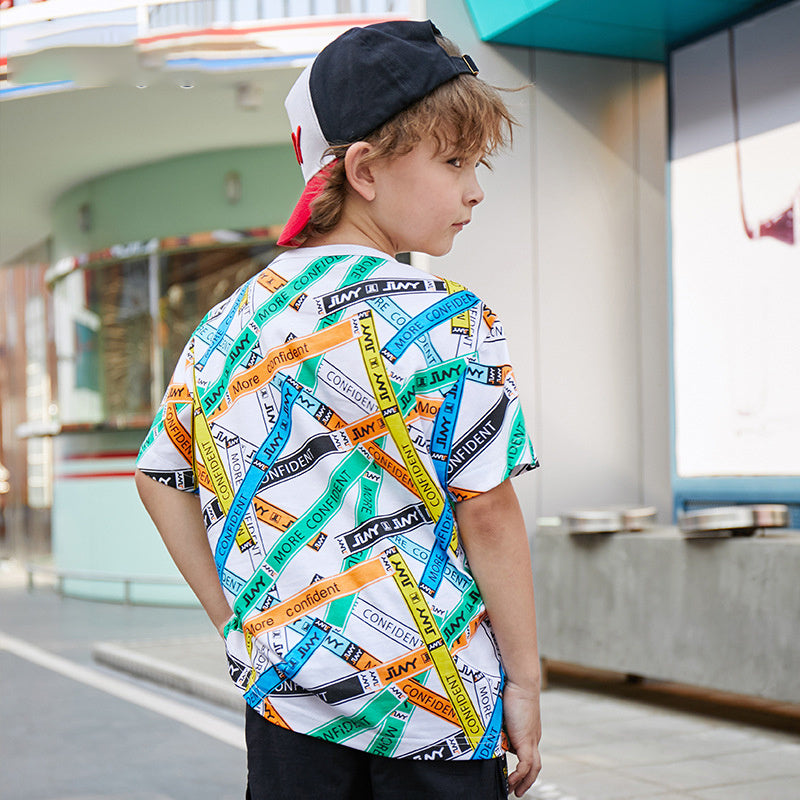 Camiseta infantil estampada