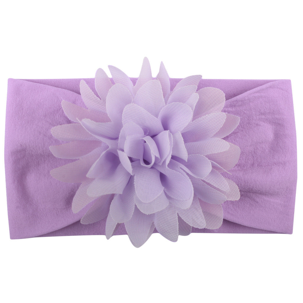 Bandeau créatif en mousseline de soie, accessoires pour cheveux de bébé, bandeau de princesse mignon