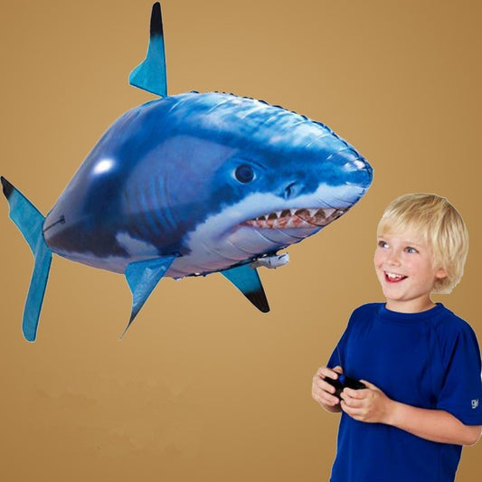 Jouet requin télécommandé, poisson nageur à infrarouge, avions volants RC, ballons