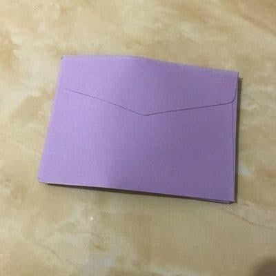 Mini sobres de colores no impresos