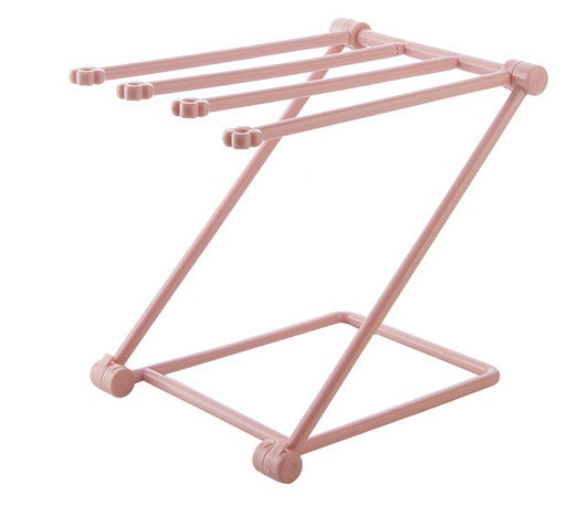 Étagère pliable pour torchons, accessoires de cuisine, organisateur de gadgets 