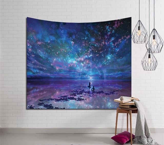 Star Guardian – tapisserie murale indienne Mandala, bohème, gitane, psychédélique, tapisserie de sorcellerie