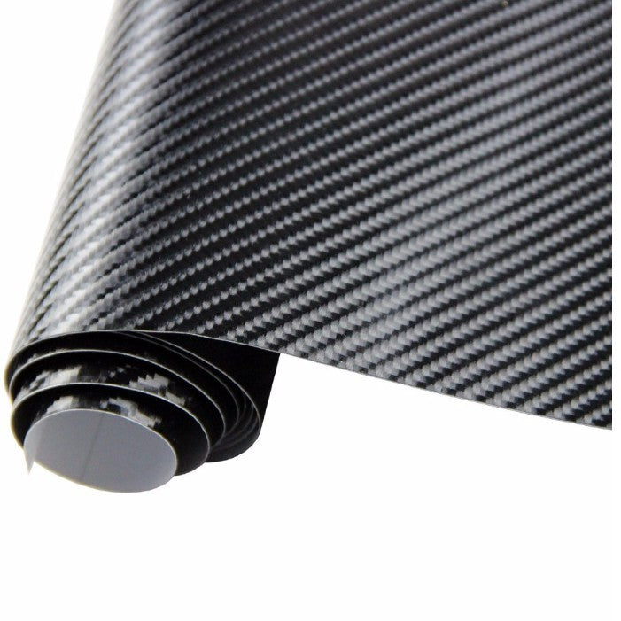Film vinyle en Fiber de carbone 5D noir brillant, style de voiture, emballage de voiture