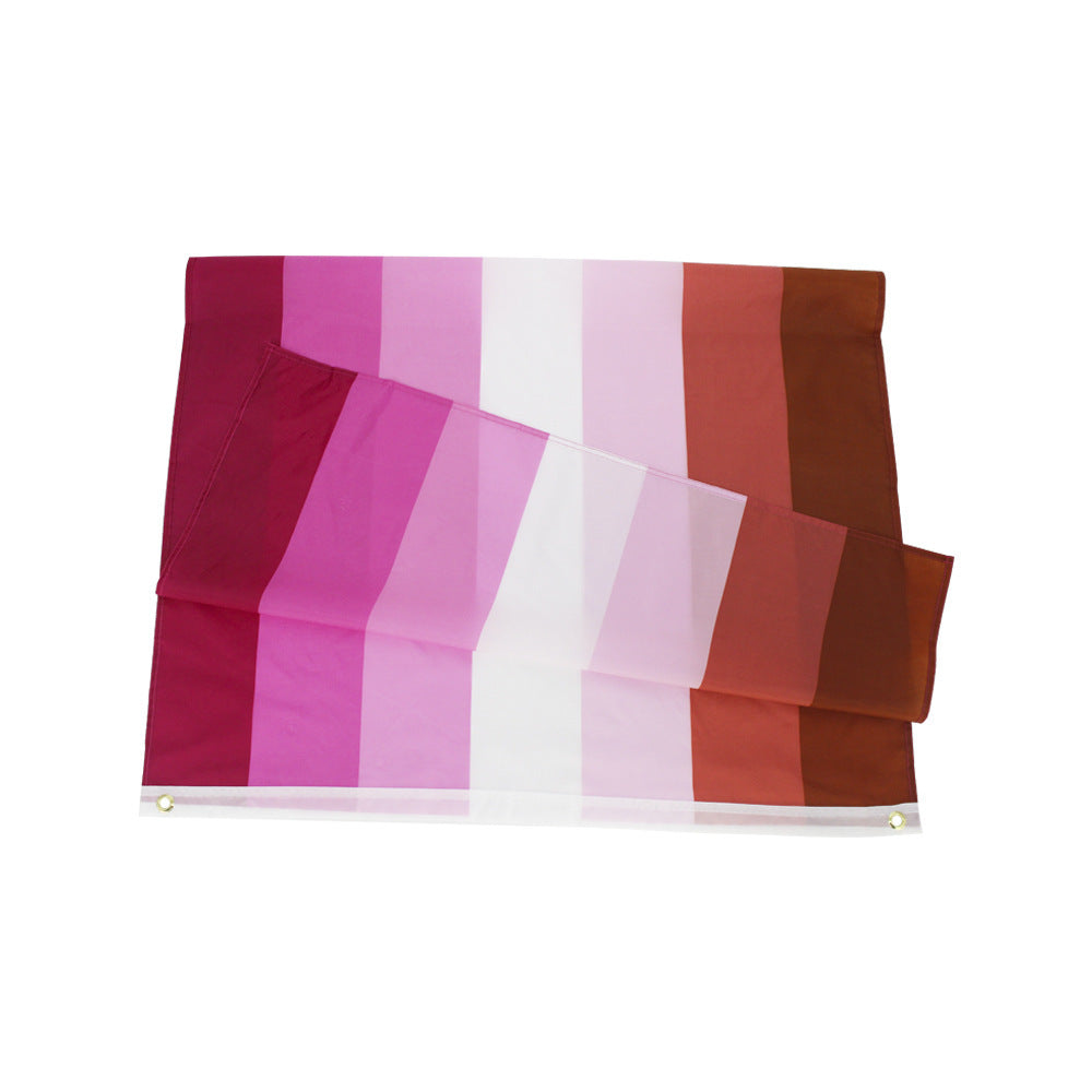 Bandera lesbiana lesbiana 