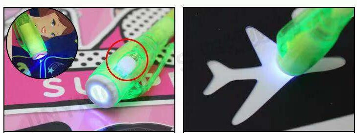 Tablero fluorescente 3D