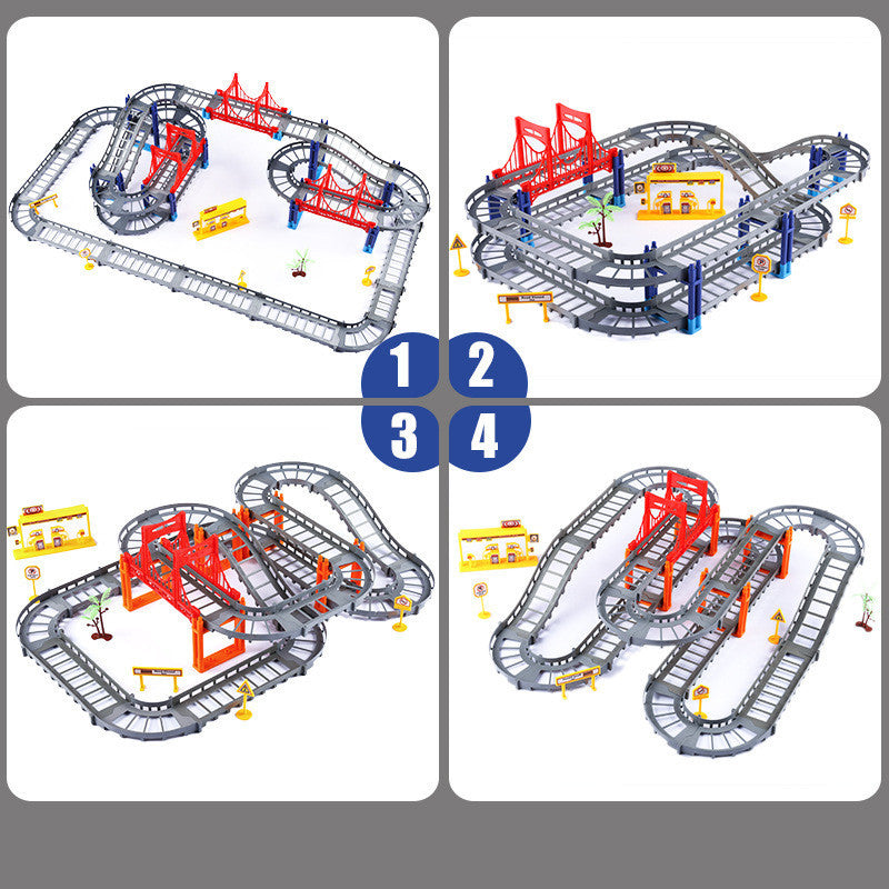 Jouets éducatifs ferroviaires électriques à grande vitesse