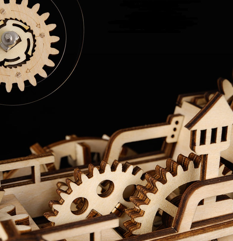 Rompecabezas de trenes 3D