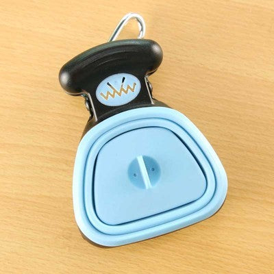 Scooper de merde pliable de voyage pour animaux de compagnie de chien avec 1 rouleau de sacs décomposables cuillère de merde propre ramasser les excréments nettoyant Epacket expédition