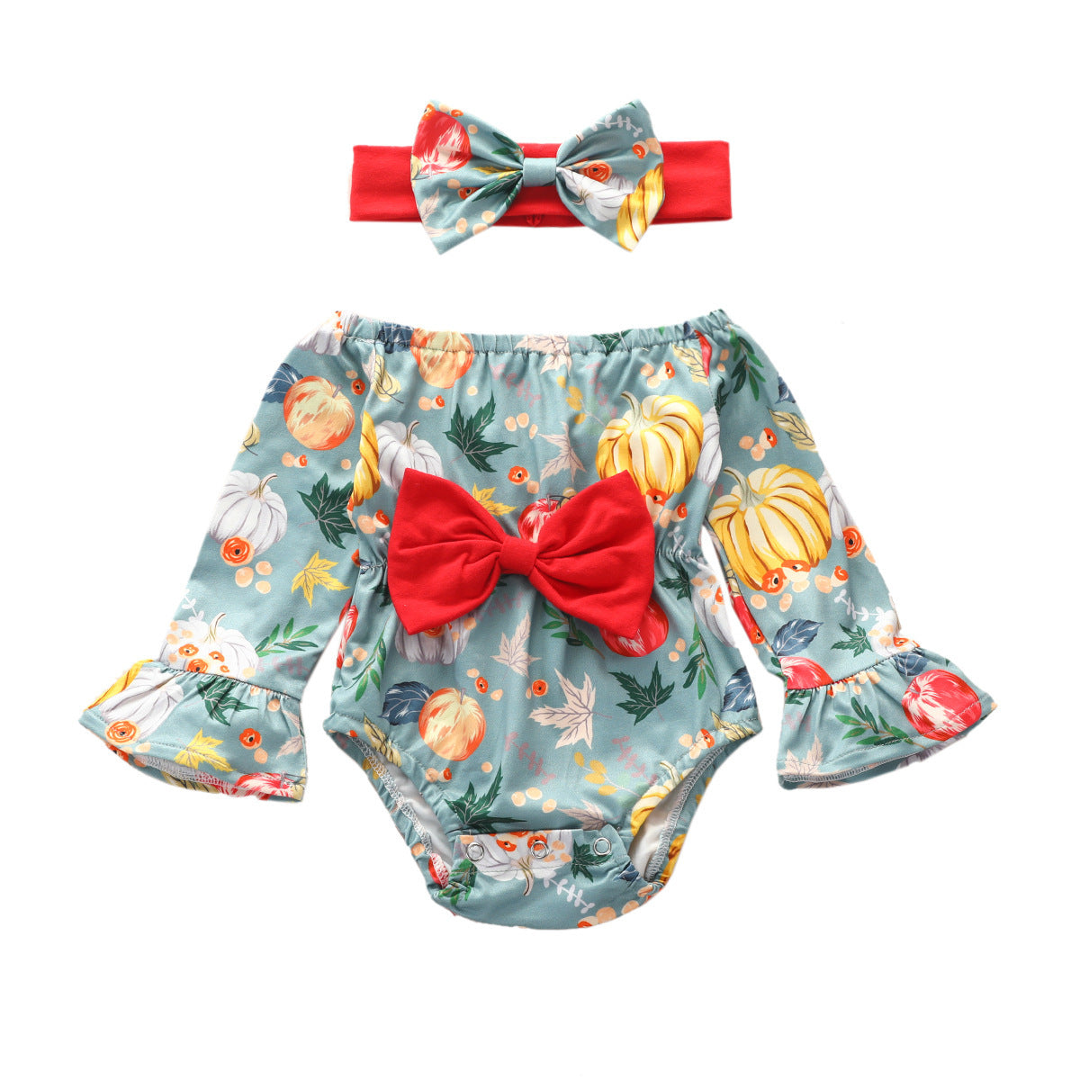 Mameluco triangular de manga larga con hombros descubiertos