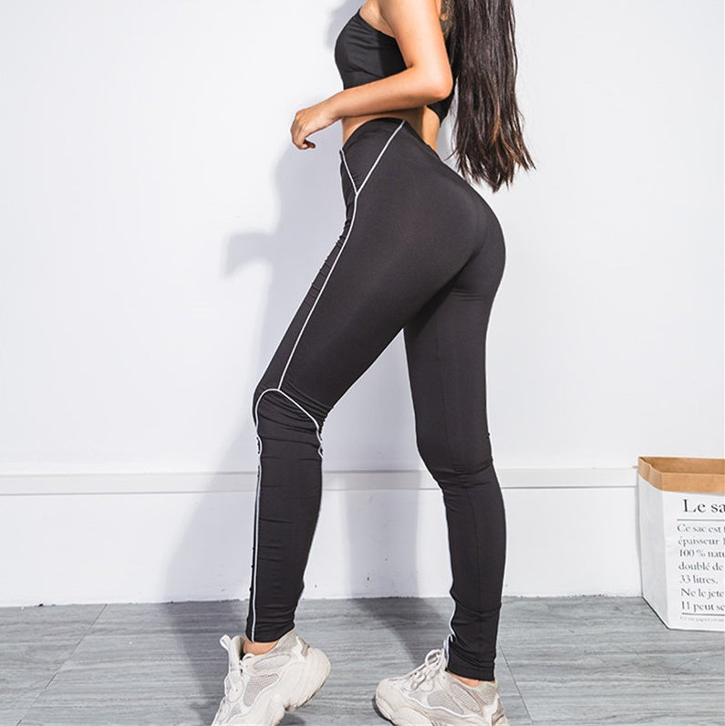 Leggings réfléchissants de remise en forme pour femmes 