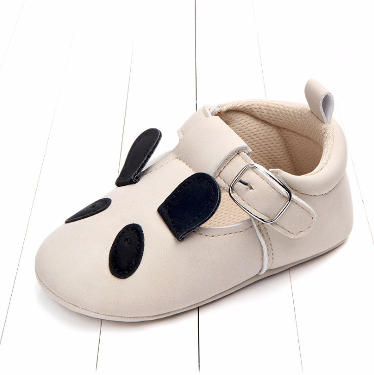 Primavera y otoño zapatos de bebé de animales de dibujos animados de cuero mate antideslizante zapatos de bebé de fondo suave al por mayor 0884 