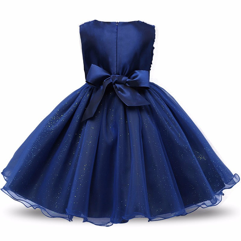 Robe princesse à fleurs pour filles, Tutu d'été, robes de fête d'anniversaire et de mariage