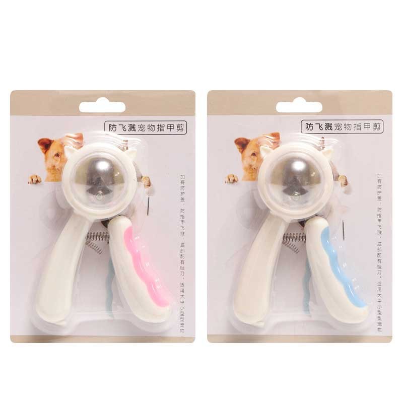 Tijeras para uñas para mascotas a prueba de salpicaduras 