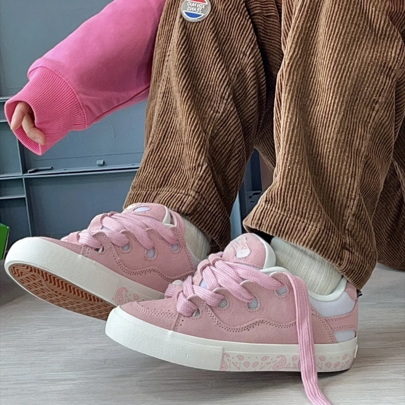 Chaussures de skateboard polyvalentes à fond plat pour sports et loisirs