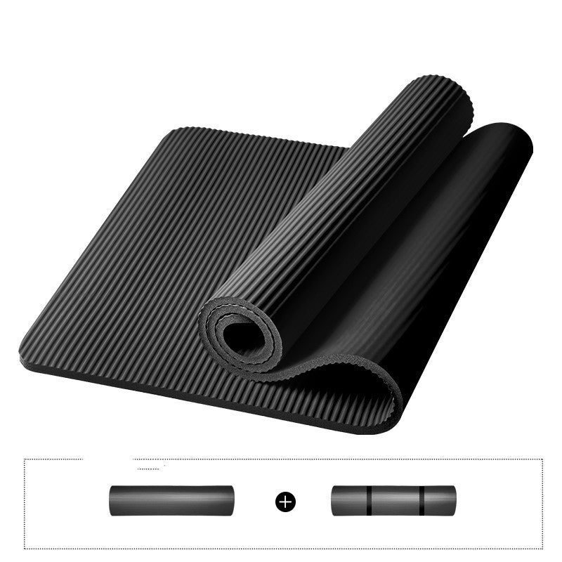 Exercice sur tapis de yoga