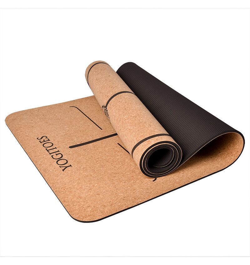 La estera de corcho para yoga no tiene sabor