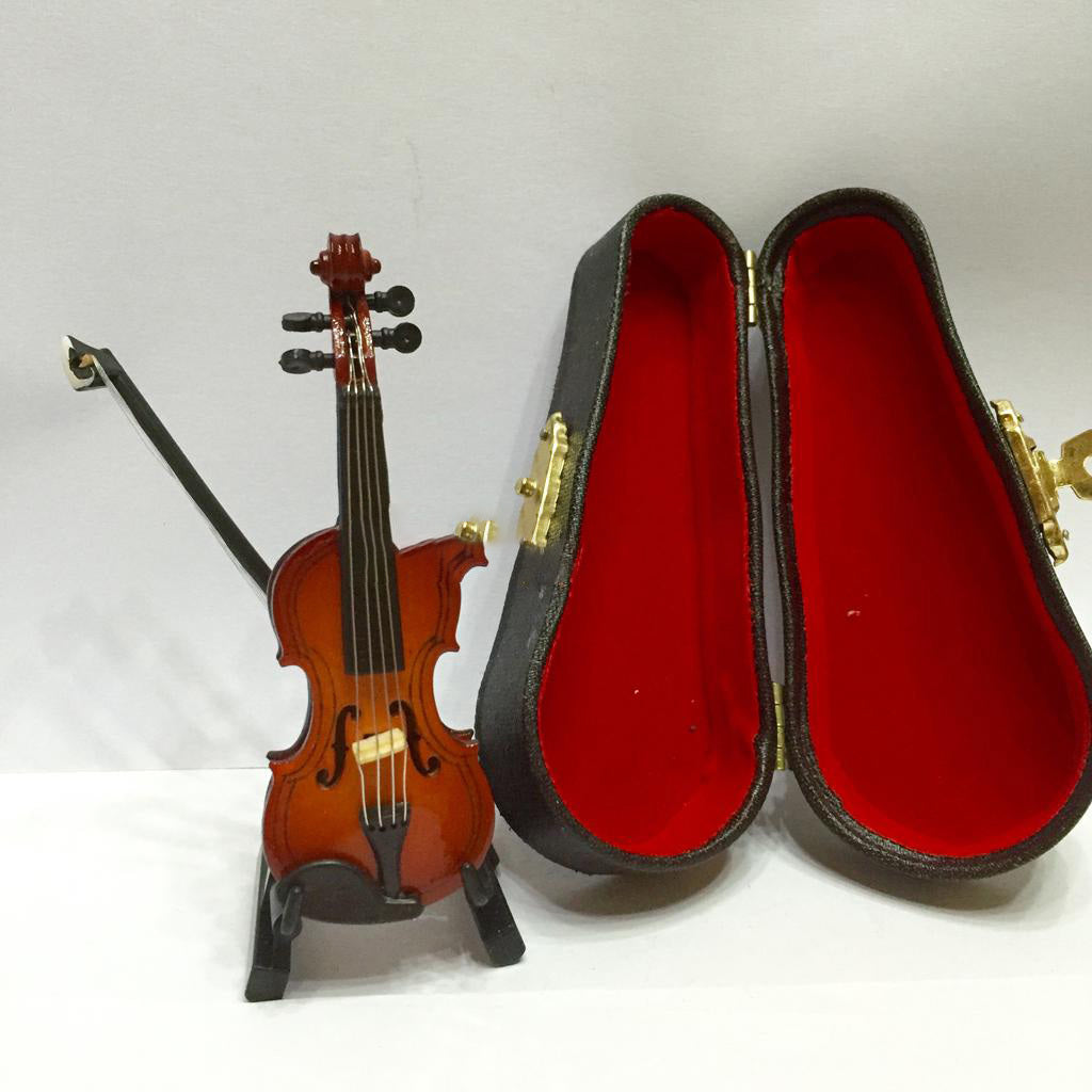 Modèle de violon Mini violon Miniature, ornements artisanaux, accessoires de photographie en Studio 