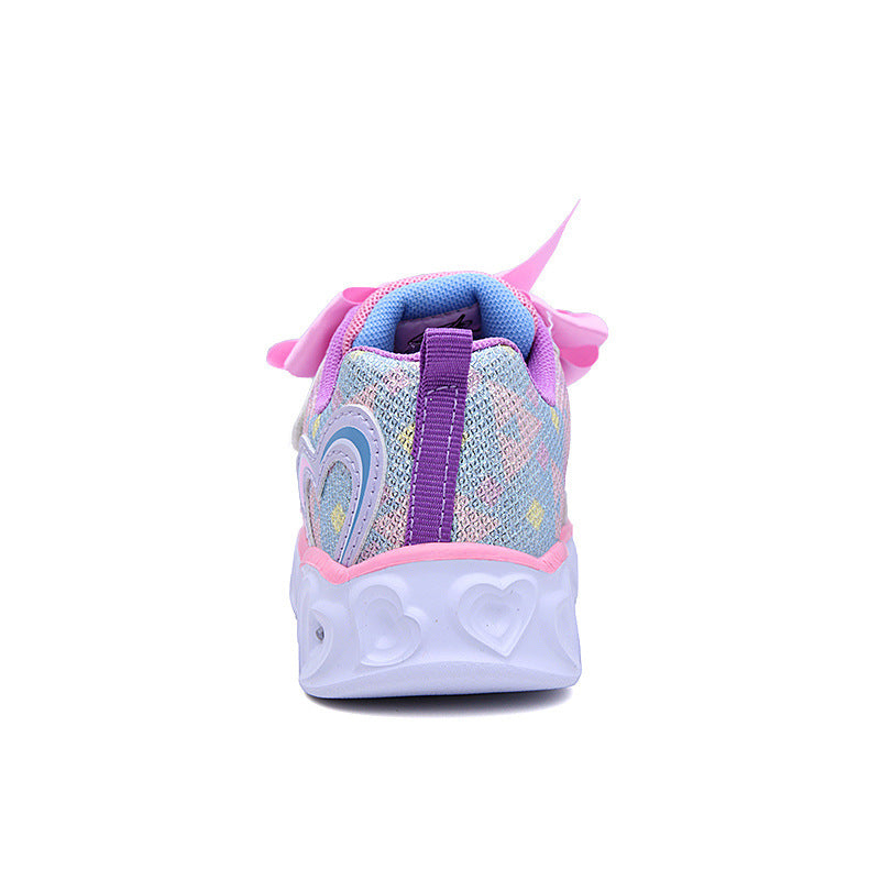 Chaussures lumineuses colorées fille