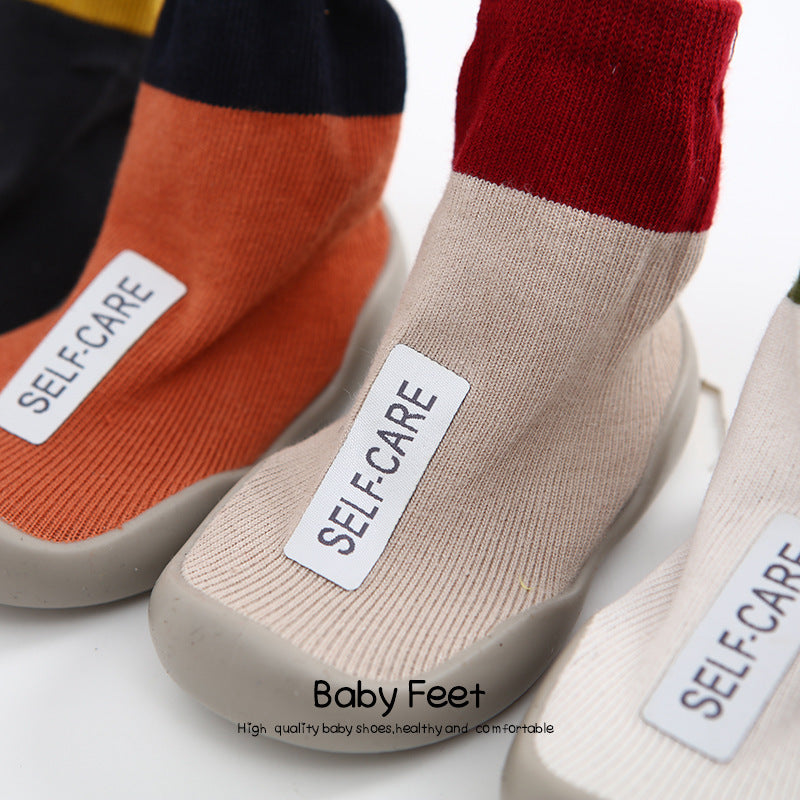 calcetines de bebé zapatos piso zapatos antideslizantes