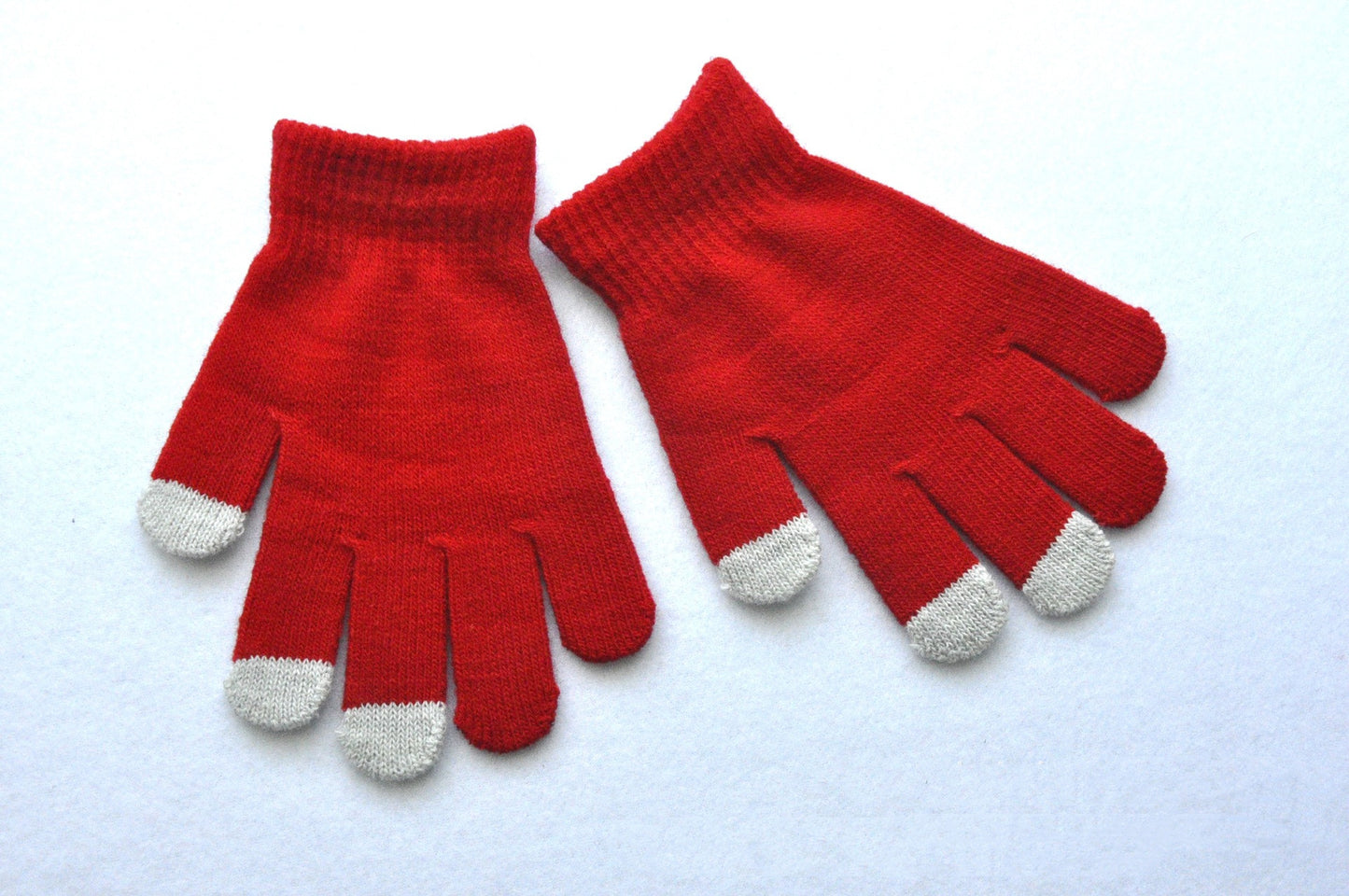 Gants tricotés froids et chauds pour écran tactile pour enfants