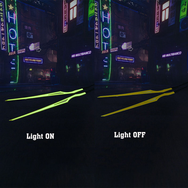 Barre lumineuse pour casque