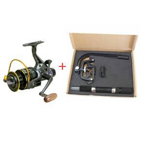 Carrete de pesca con diseño de doble freno y doble carga MG30-60