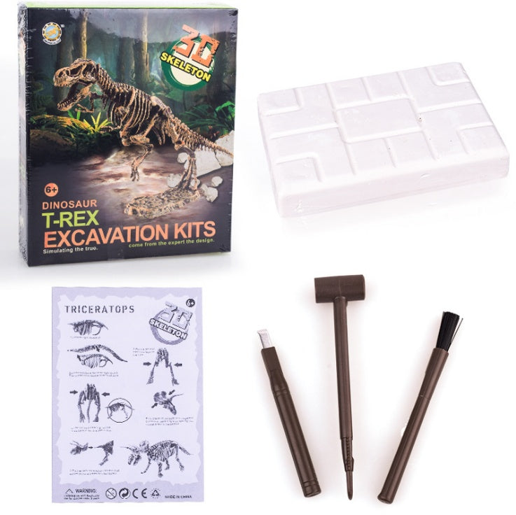 Jouets d'excavation archéologique de dinosaures, jouets éducatifs pour enfants, bricolage