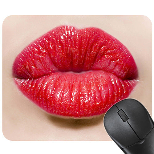 Tapis de souris antidérapant en caoutchouc, lèvres rouges sexy, tapis de table, tapis de jeu