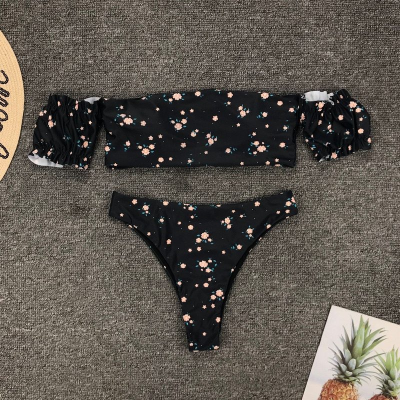 Bañador bikini de flores