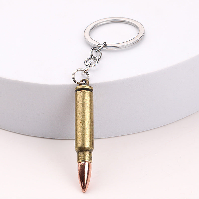 Pendentif porte-clés en métal modèle Bullet