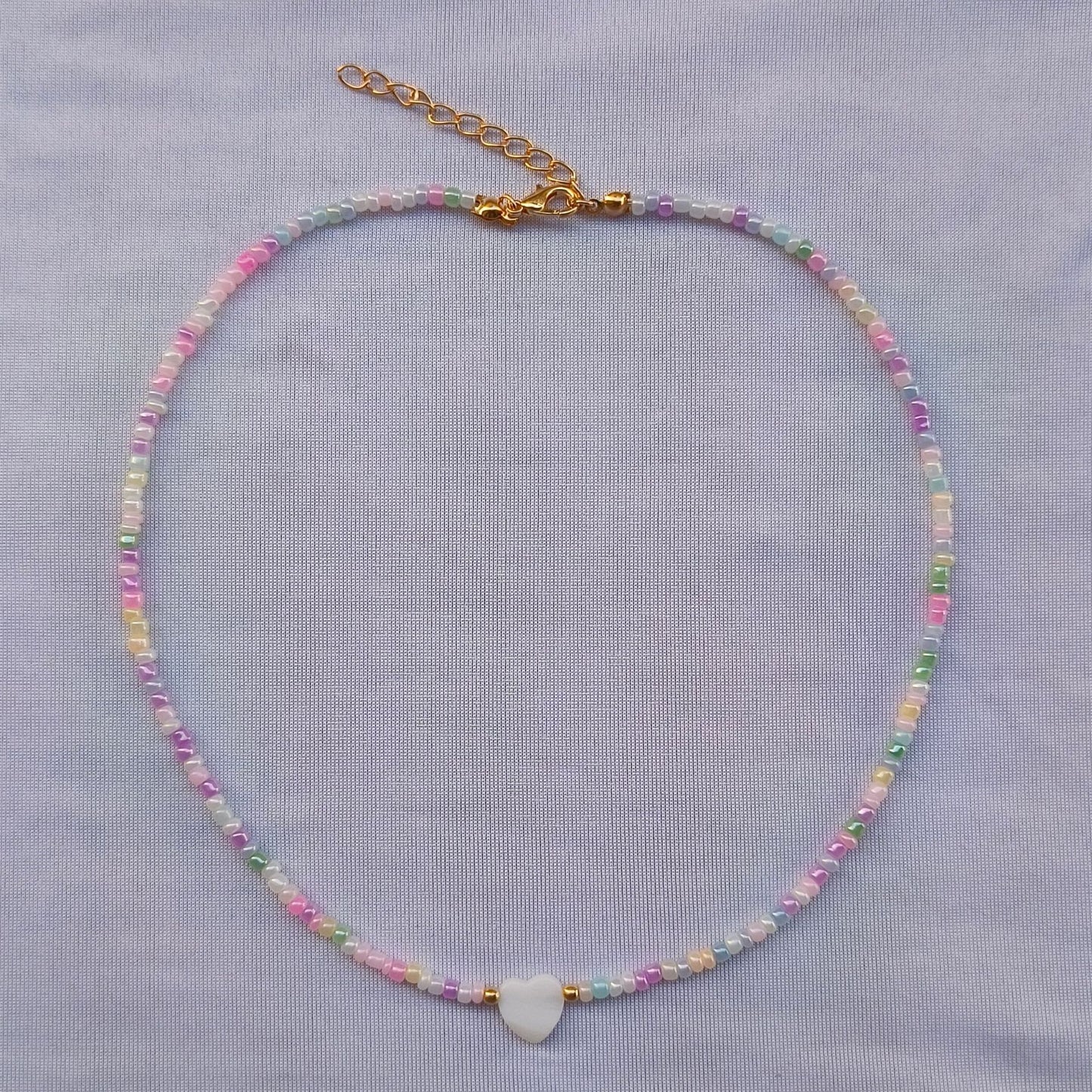 Popular Heart Shell Bead Necklace For Women