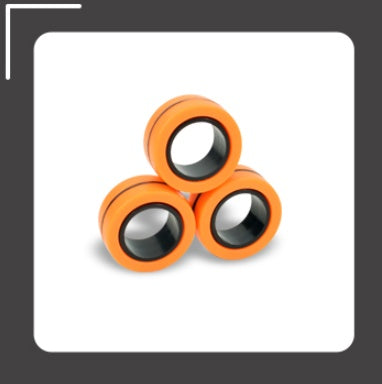 Anillo giratorio de dedo magnético