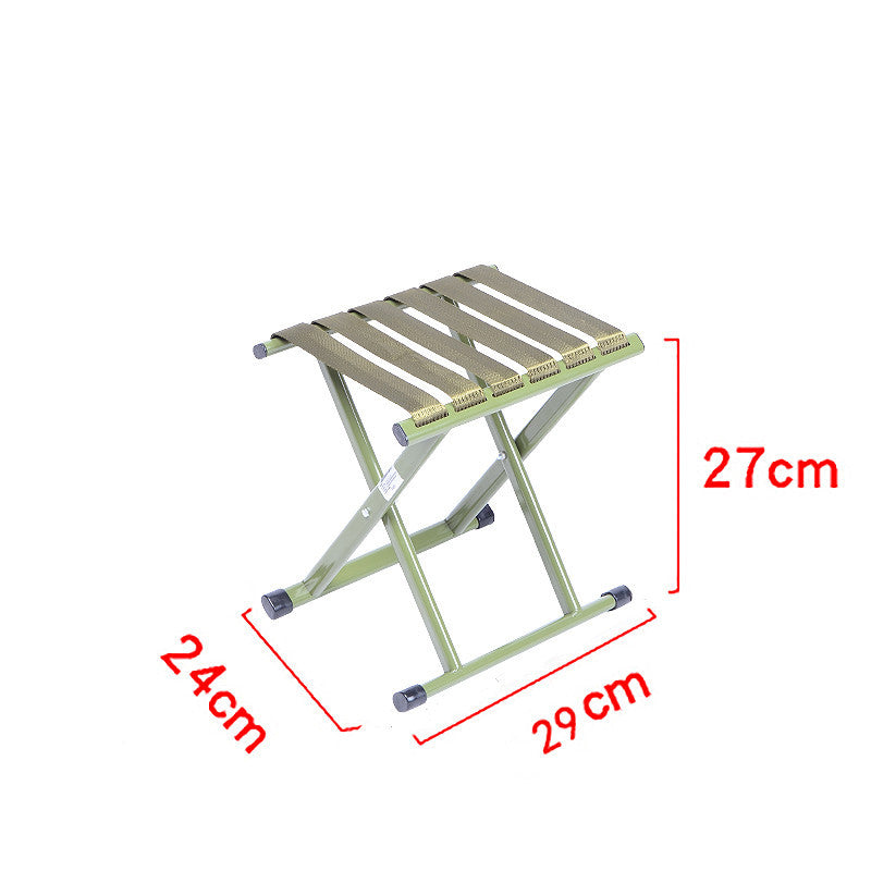 Silla plegable portátil para exteriores.