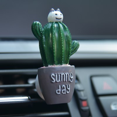 Désodorisant de voiture, plantes, sortie de ventilation, Clip de parfum de climatisation, ornements créatifs mignons, accessoires d'intérieur automobile