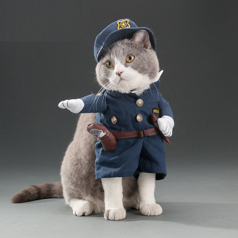 Disfraz de gato mascota primavera y otoño.