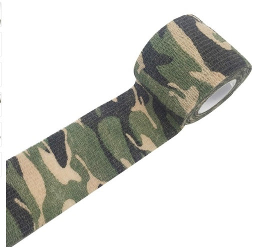 Bandage élastique non tissé camouflage (auto-adhésif)