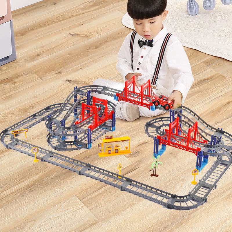 Jouets éducatifs ferroviaires électriques à grande vitesse