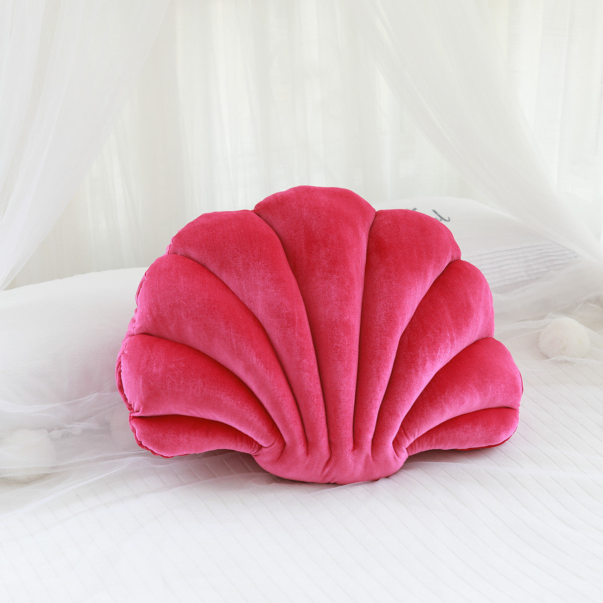Almohada de concha de simulación, cojín, almohada para siesta de muñeca