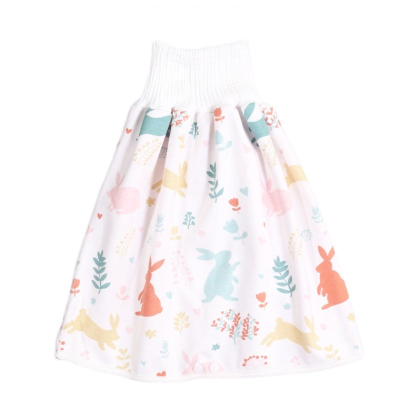 Jupe couche bébé en coton et fibre de bambou