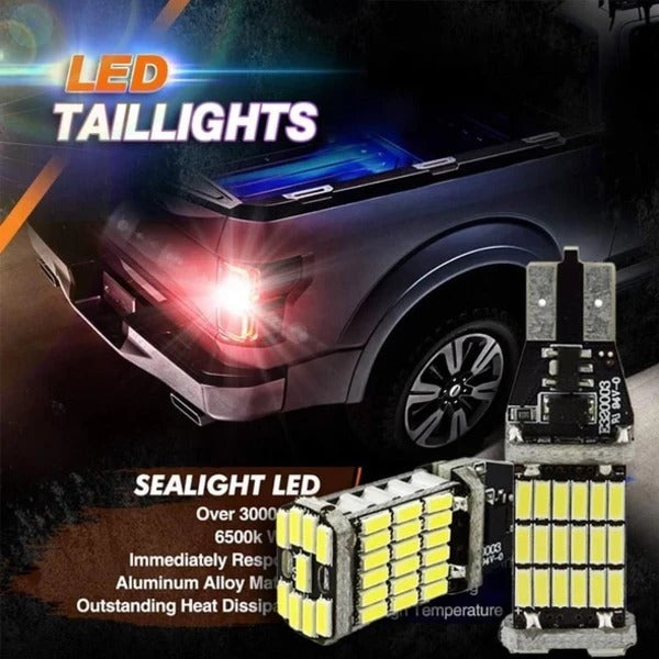 Lampe de frein de voiture 12v, feu de recul Super lumineux 45 SMD 4014 LED Canbus