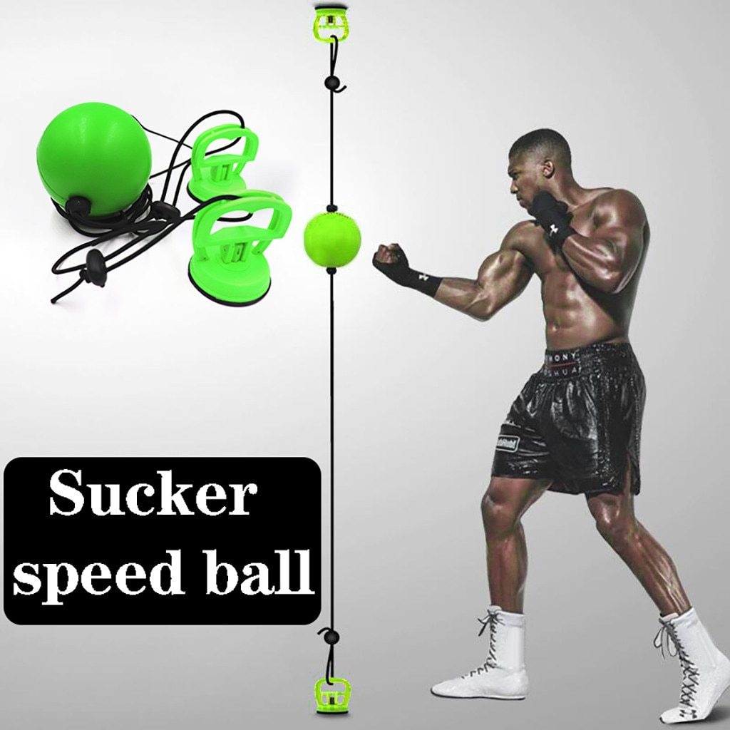Bola de velocidad de boxeo suspendida con ventosa