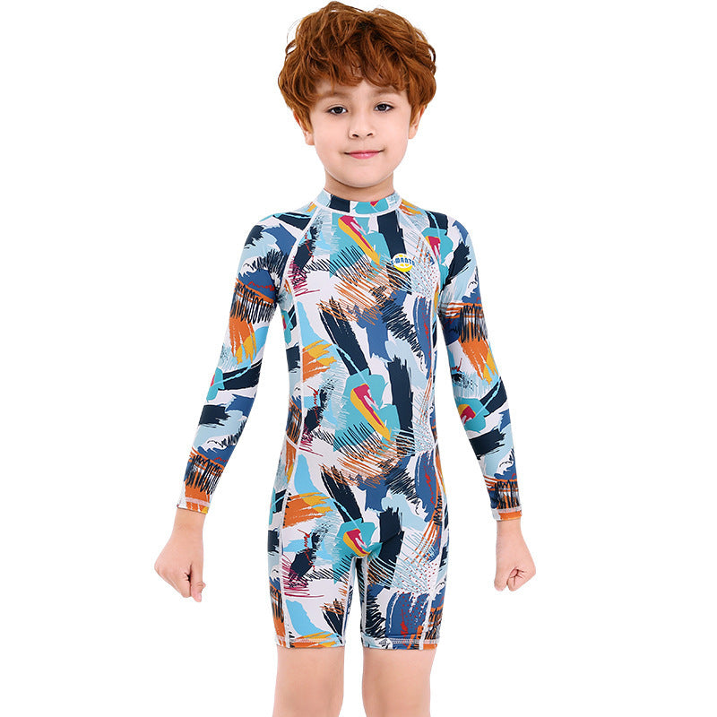 Bañador de una pieza para niño.