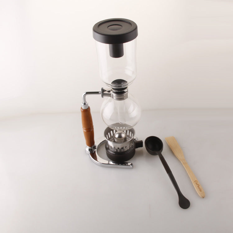 Siphon cafetière théière cafetière sous vide Machine en verre