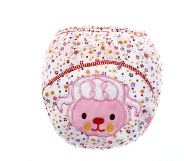 Pantalons à couches de dessin animé pour enfants, pantalons d'apprentissage pour bébés, pantalons d'entraînement respirants en coton pour nourrissons, couches lavables