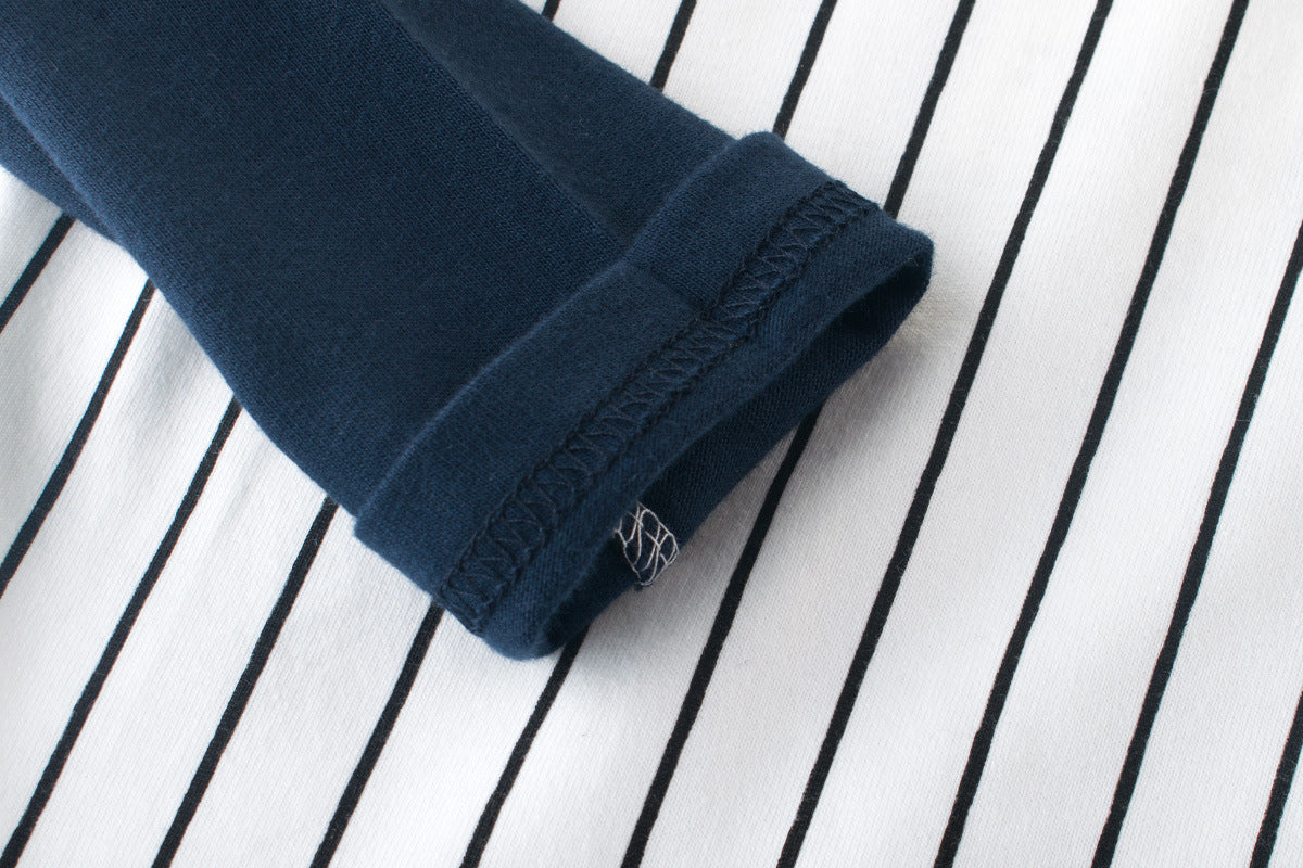 Camiseta niño manga larga color block